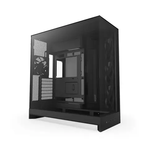 NZXT H9 Flow (2025) černá / E-ATX / 2x USB-A 3.2 / 1x USB-C 3.2 / 3x 140mm / 1x 120mm / bez zdroje / průhledná bočnice
