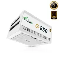 EVOLVEO G850 bílá / zdroj ATX 3.1 / 850W / 80 PLUS Gold / modulární