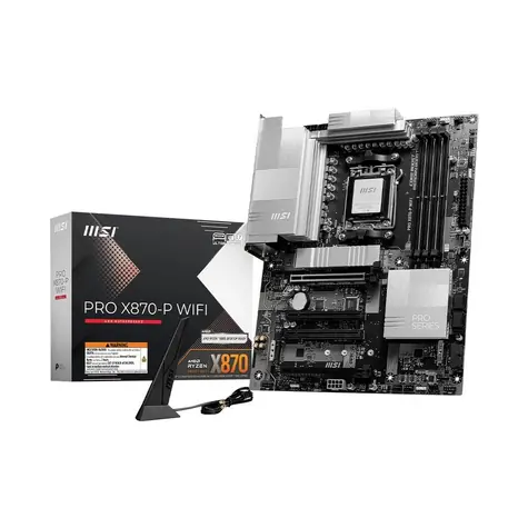 MSI PRO X870E-P WIFI / AMD X870 / DDR5 / SATA III RAID / USB / 5GLAN / M.2 / sc.AM5 / ATX