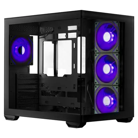 Cooler Master Elite 681 černá / ATX / 2x USB-A 3.0 / 1x USB-C 3.2 / 4x 120mm ARGB / bez zdroje / průhledná bočnice