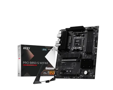 MSI PRO B850-S WIFI6E / B850 / 4x DDR5 / 1x 2.5GLAN / Wi-Fi 6E / ATX