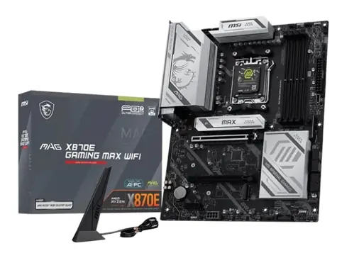 MSI MAG X870E GAMING MAX WIFI /AMD X870E / DDR5 / SATA III RAID / USB / 5GLAN / M.2 / sc.AM5 / ATX