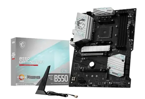 MSI B550 GAMING WIFI / AMD B550 / DDR4 / SATA III RAID / USB / GLAN / M.2 / sc.AM4 / ATX