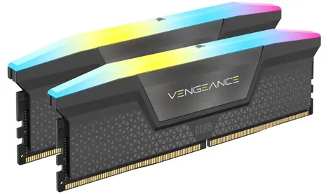Corsair Vengeance RGB 64GB (2x32GB) 5600MHz šedá / DDR5 / PC5-44800 / CL40-44-44-90 / 1.25V