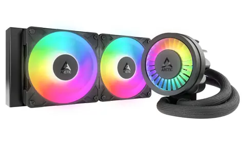 ARCTIC Liquid Freezer III Pro 240 A-RGB černá / 2x 120 mm / Fluid Dynamic Bearing / 800 - 2800 RPM / Intel + AMD