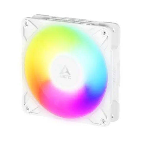 ARCTIC P12 Pro Reverse A-RGB bílá / 120 mm / 3000 RPM / 73 CFM / 4-pin