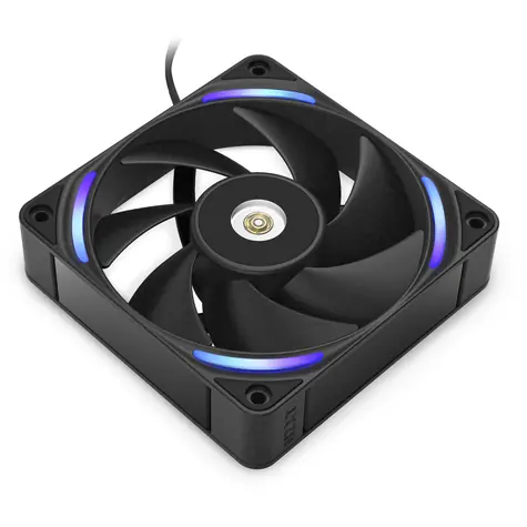 NZXT F120X černá / 120mm / Fluid Dynamic Bearing / 41 dB @ 2300 RPM / 104 CFM / 4-pin PWM + 4-pin RGB