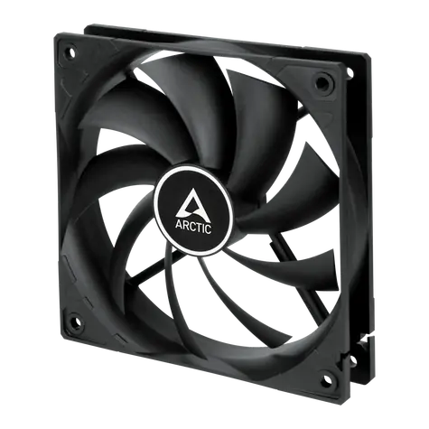 ARCTIC F12 PWM PST (5ks) černá / 120mm / PWM PST / 1350 RPM / 53 CFM / 4-pin