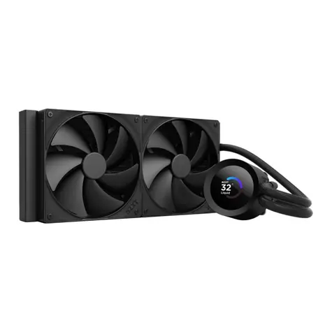 NZXT Kraken Plus 280 černá / 2x 140mm / Fluid Dynamic Bearing / 30 dB @ 1700 RPM / 93.20 CFM / AMD + Intel
