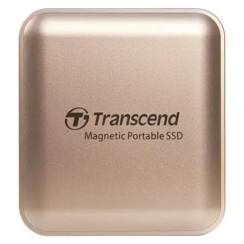 Transcend ESD420C 1TB zlatá / Externí SSD disk / USB-C / 2000MB/R / 2000MB/W / Magsafe 
