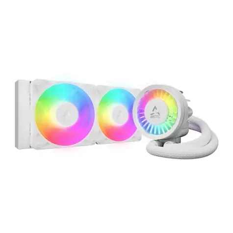 ARCTIC Liquid Freezer III Pro 240 A-RGB bílá / 2x 120 mm / Fluid Dynamic Bearing / 800 - 2800 RPM / Intel + AMD