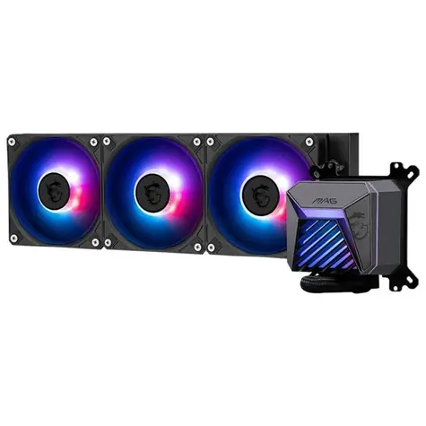 MSI MAG CoreLiquid A15 360 černá / 3x 120mm / 20 dB @ 2050 RPM / 64.89 CFM / AMD + Intel