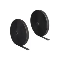 Delock Vysoce spolehlivý pásek na suchý zip černá / 25 m x 25 mm