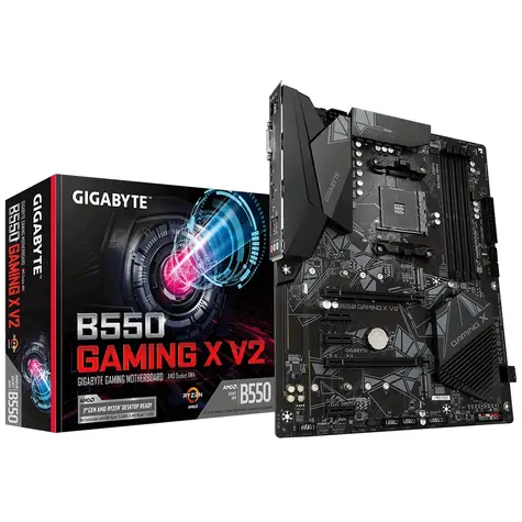 Rozbaleno - GIGABYTE B550 GAMING X V2 / B550 / AM4 / 4x DDR4 / PCIEx16 / 1x 1GLAN / ATX / rozbaleno