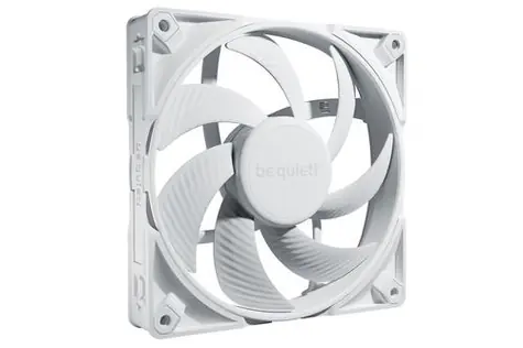 be quiet! Silent Wings Pro 4 140 PWM bílá / 140 mm / Fluid Dynamic Bearing / 36.8 db / 2400 RPM / 4-pin