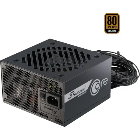 Seasonic CORE BC-650 ATX 3.1 černá / PC síťový zdroj / 2x PCIe / 650 W / ATX / 80+ Bronze