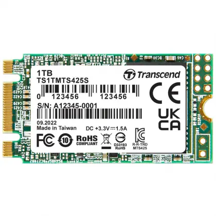 Rozbaleno - Transcend MTS425S 1TB / M.2 2242 / SATA / RW: 550 500 MBps / 3y / rozbaleno