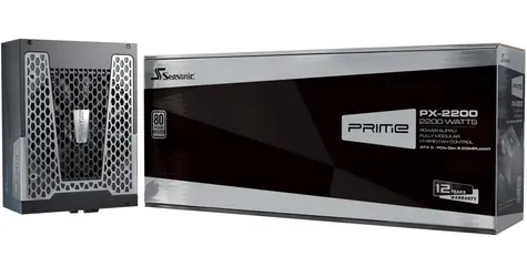 Seasonic PRIME PX-2200 2200W ATX 3.1 černá / PC síťový zdroj / 2200 W / 80+ Platinum