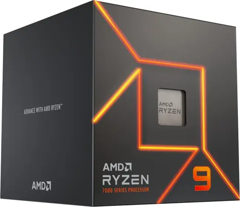 Rozbaleno - AMD RYZEN 9 7900 @ 3.7GHz / Turbo 5.4GHz / 12C24T / L2 12MB L3 64MB / AM5 / Zen 4 / 65W / rozbaleno