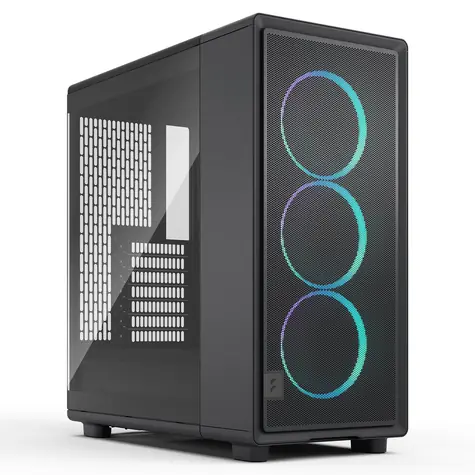 Fractal Design Epoch Black RGB TG Light tint černá / Midi-Tower/ATX / bez zdroje / průhledná bočnice