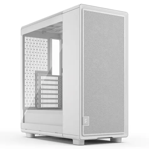 Fractal Epoch White TG Clear tint bílá / Midi Tower / ATX/mATX / bez zdroje / průhledná bočnice