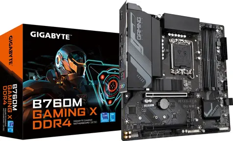 Rozbaleno - GIGABYTE B760M GAMING X DDR4 / B760 / LGA 1700 / 4x DDR4 / PCIEx16 / 1x 2.5GLAN / mATX / rozbaleno