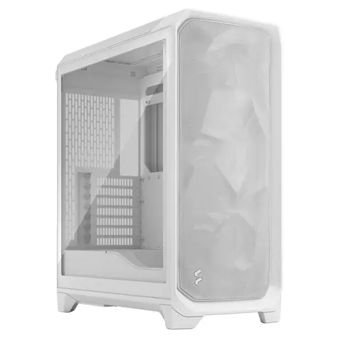Fractal Design Meshify 3 White TG Clear Tint / Midi-Tower / ATX/E-ATX / bez zdroje / průhledná bočnice