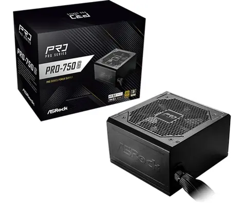 ASRock PRO-750G / ATX / 750W / 80 Plus Gold / 120mm