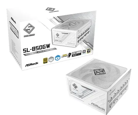 ASRock Steel Legend SL-850GW / ATX / 850W / 80 Plus Gold / 135 mm / Modulární