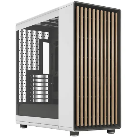 Fractal Design North XL RC Chalk White TG clear bílá / Midi-Tower / ATX / bez zdroje / průhledná bočnice