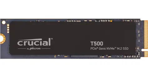 Crucial T500 4TB / M.2 2280 / PCIe Gen4 / R: 7000 MBps / W: 6900 MBps / MTBF: 1.5 mh 