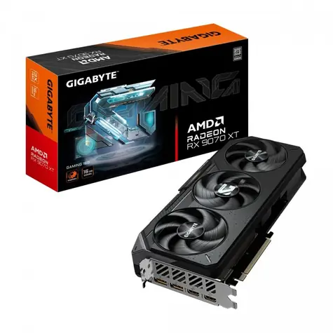 GIGABYTE Radeon RX 9070 XT GAMING 16GB / 2970MHz / 16GB GDDR6 / 256-bit / 2x HDMI + 2x DP / 850W (8+8+8)