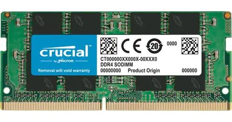 Crucial 16GB (1x16GB) 3200 MHz / DDR4 / SO-DIMM / CL19 / Non-ECC / 1.2V