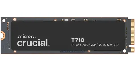 Crucial T710 2TB / M.2 SSD 2280 / PCIe 5.0 / R:14500MBs / W:13800MBs / 5y