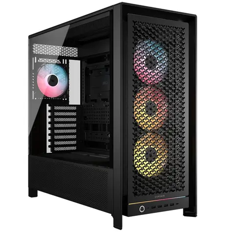 Corsair FRAME 5000D RS ARGB černá / E-ATX / 4x USB-A / 1x USB-C / 4x 140mm / bez zdroje / průhledná bočnice 