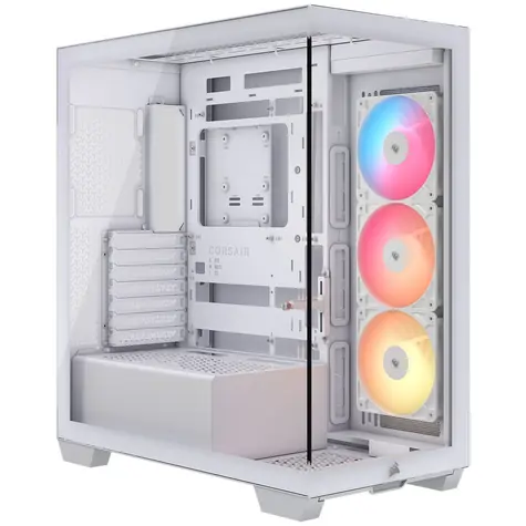 Corsair 3500X RS-R ARGB bílá / E-ATX / 2x USB-A / 1x USB-C / 3x 120mm / bez zdroje / průhledná bočnice 