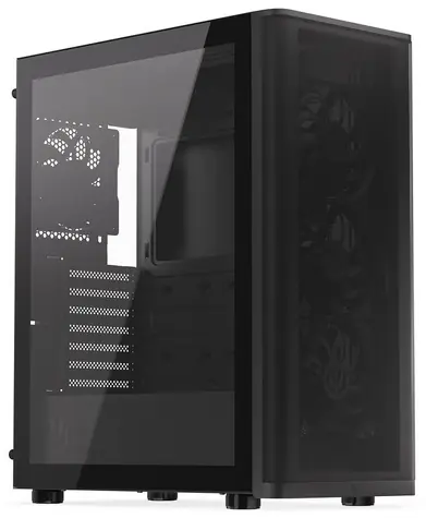 Endorfy skříň Ventum 400 Air černá / ATX / 4x120mm / 2xUSB 3.0 / USB-C / mesh panel / tvrzené sklo / bez zdroje