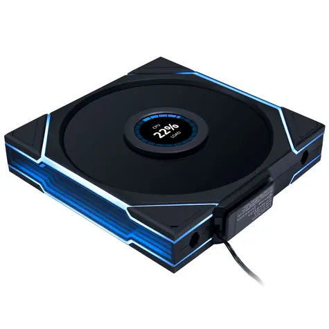 Lian Li UNI FAN TL LCD Wireless černá / ARGB / 140mm / 1600rpm / 29.4 dB / 68.1 CFM / PWM / 4 pin