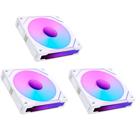Lian Li UNI FAN SL-INF 120 bílá / ARGB / 3ks / 120mm / 2100rpm / 32 dB / 50 CFM / 4 pin