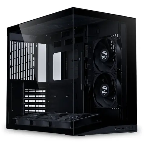 Lian Li O11 Dynamic Mini V2 Flow černá / Micro ATX / 5x 120 mm ventilátor / tvrzené sklo