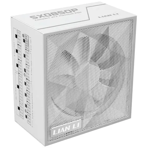Lian Li SX Series 80 PLUS Platinum bílá / ATX 3.1 / 850W / 80 PLUS Platinum / Aktivní PFC / modulární
