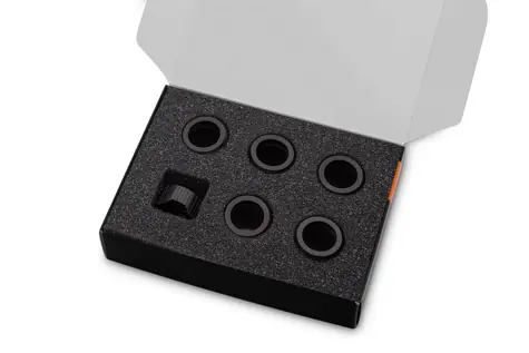 Rozbaleno - EKWB EK-Quantum Torque Compression Ring 6-Pack HDC 14 - Black / rozbaleno