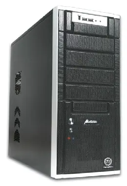 Rozbaleno - THERMALTAKE Matrix VX VD3000BNA / Case / Bez zdroje / ATX / hliník / černá / rozbaleno