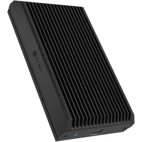 Rozbaleno - Icy Box IB-1920M-C42 černá / externí box pro M.2 SSD / USB4 Gen3x2 / USB-C / pasivní chladič  / rozbaleno