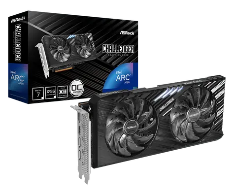 Rozbaleno - ASRock Intel Arc A750 SE 8G / 2200 MHz / 8GB GDDR6 / 256-bit / 1xHDMI + 3x DP / (8+8) / rozbaleno