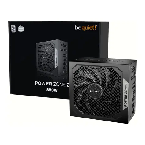 Rozbaleno - be quiet! Power Zone 2 850W / 850W / 80+ PLATINUM / Aktivní PFC / 140 mm / modulární / rozbaleno