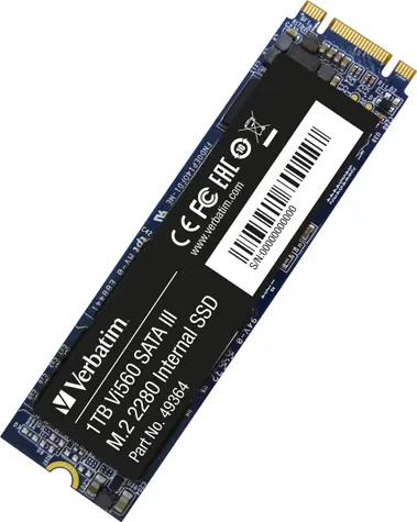 Rozbaleno - Verbatim Vi560 S3 1TB/SSD/M.2 2280/SATA 3/3D NAND/R: 560MBs/W:520MBs/IOPS R: 102K W:102K/MTBF 1.5mh/3y / rozbaleno