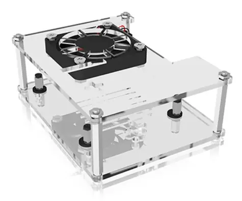 ICY BOX akrylové pouzdro pro Raspberry Pi 2 B & 3 B | B+