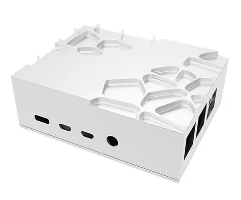 Akasa A-RA09-M1S case / Raspberry case alu stříbrná pro Raspberry Pi 4 model B 