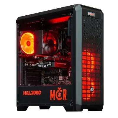 HAL3000 MČR Finale 2 Pro 3060 i5 černá / Intel Core i5-11400F 2.6 GHz / 16GB/ RTX 3060 / 1TB PCIe SSD / WiFi / W11